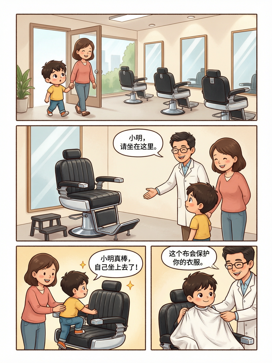第二页：坐在椅子上