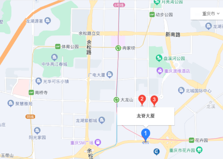 重庆杰康渝北龙溪校区位置