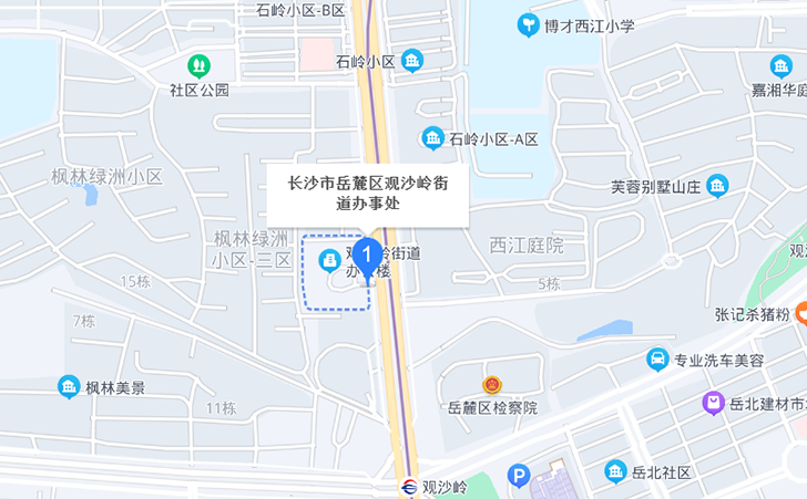 长沙万林特殊儿童教育地图