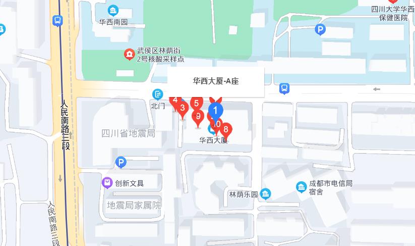 成都恒爱自闭症儿童关爱中心地图