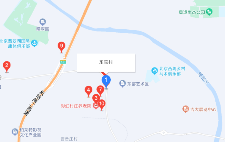 北京彩虹村庄位置