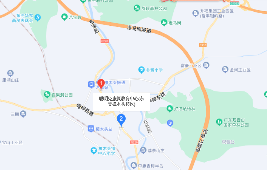 东莞市樟木头聪明兔康复中心位置