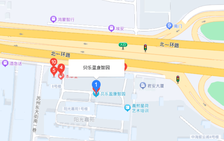 乌鲁木齐贝乐盈康智园康复中心位置信息